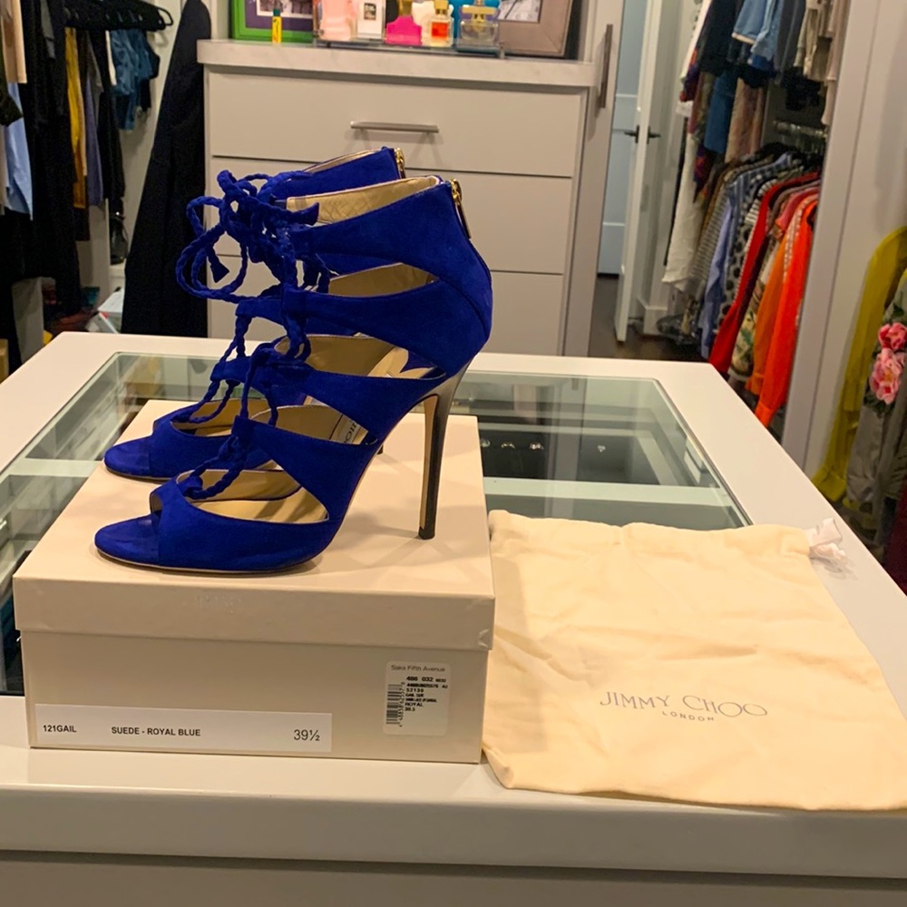 Royal Blue Jimmy Choo